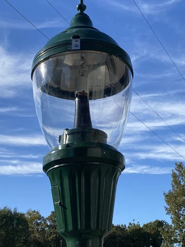 Vintage Green Serenade Luminaire Street Light, Pole Lamp, LED NYC, Can Ship Cover
