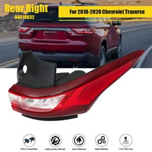 For 2018-2020 Chevrolet Traverse Red Right Passenger Side Taillight Brake Lamp - Picture 1 of 12