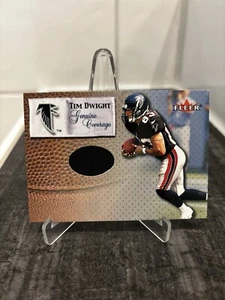 NFL Trading Card Tim Dwight Game Worn Patch 2000 Fleer Atlanta Falcons Football - Bild 1 von 2
