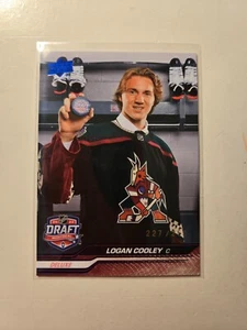 2023/24 Upper Deck Extended LOGAN COOLEY Deluxe #227/250 Draft Picks - Arizona - Picture 1 of 2