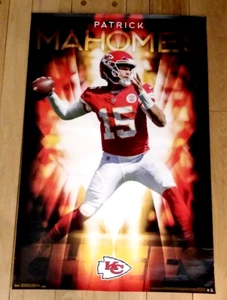 Original 2018 PATRICK MAHOMES KC Chiefs HIS FIRST NFL POSTER! 34" x 23" - Picture 1 of 3