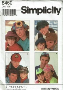 Simplicity Sewing Pattern 8460 Hat Adult Child - Picture 1 of 2