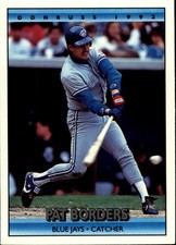 1992 Donruss Toronto Blue Jays Baseball Card #379 Pat Borders