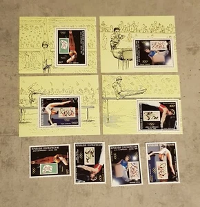 REPÚBLICA CENTROAFRICANA OLIMPIADA SEÚL 1988 -4 BLOQUES LUX&SET PERF&IMPERF MNH - Imagen 1 de 1