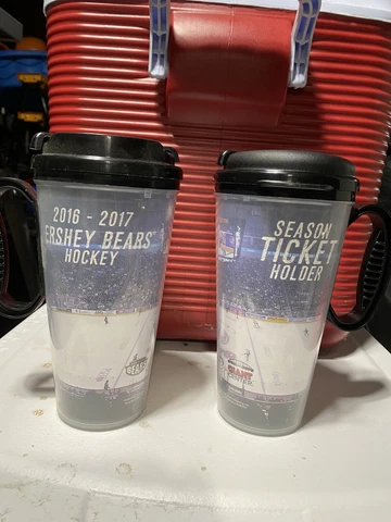 Whirley Hershey Bears Hockey club Season Ticket Holder travel mugs Coffee Cup Cover