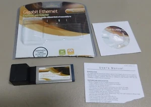 ExpressCard/34 Single Port Gigabit Ethernet Teil # SD-EXP24010 Neu geöffnete Verpackung - Bild 1 von 9