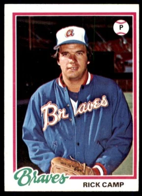 1978 TOPPS RICK CAMP ATLANTA BRAVES #349. - Image 1 of 2