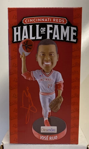 2022 Cincinnati Reds HOF Hall Of Fame Jose Rijo Bobblehead , New Cover
