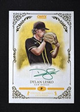 2022 Onyx Vintage Extended Auto Green Ink #VA-DL Dylan Lesko /50 - San Diego