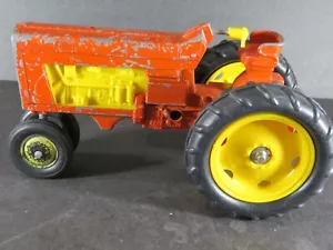 Vintage Hubley Orange Diecast Tractor B6265 - Picture 1 of 8