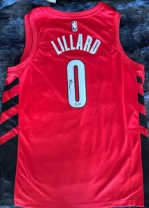 Damian Lillard Signed Air Jordan x NBA Jersey XL - Authenticated - Picture 1 of 4