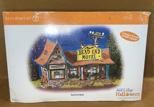 Department 56 Village Series Halloween ""Dead End Motel"" con scatola e adattatore funziona! - Foto 1 di 6