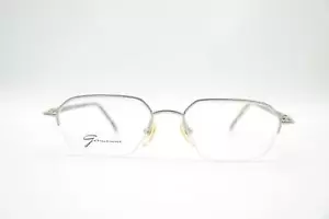 Vintage Gormanns 01082 Silver Braun half Rim Glasses Frames NOS - Picture 1 of 6