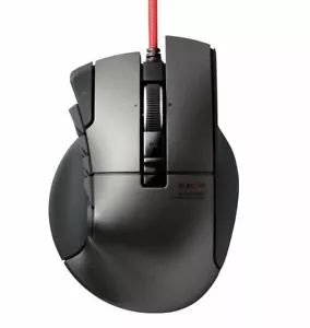 ELECOM gaming mouse DUX wired 14-button 3500dpi hardware macro correspo JAPAN - Picture 1 of 4