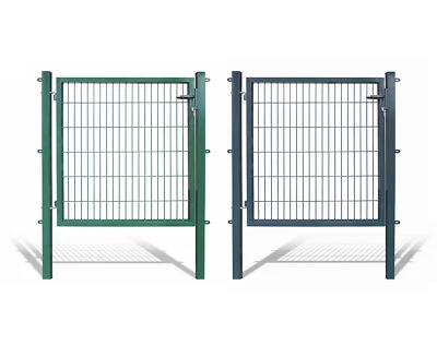 Gartentore, B: 120 cm, Farbe & Höhe wählbar, Gartentür Doppelstabmatten Zaun Tor - Bild 1 von 4