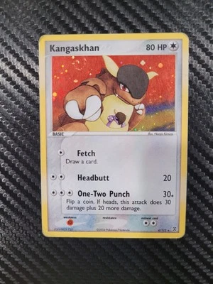 Pokémon TCG Kangaskhan 6/112 Firered & Leafgreen Holo With SWIRL - MP - Image 1 of 4