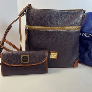 Dooney And Bourke Med Crossbody mit passender Geldbörse Lila - Bild 1 von 24