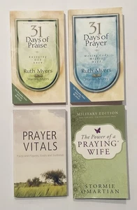 31 Days Of Praise/Prayer Vitals/Power Of Praying Wife Books Lot Of 4 Wife  - Imagen 1 de 2