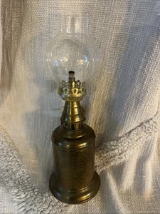Vintage Lampe Feutree Olympe Burning Non-Explosive Gasoline Brass Pigeon Lamp - Picture 1 of 3