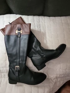 Angela Scott Miss Kate Leather Boot, Size 9. - Picture 1 of 7