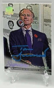 Tom Barrasso 2023-24 Upper Deck The Cup Signature Renditions SP Auto! Sabres - Picture 1 of 2
