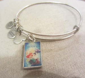 Disney Park Alex & Ani Armband Arielle kleine Meerjungfrau Silber signiert - Bild 1 von 5