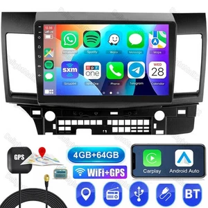 For Mitsubishi Lancer 2008-2015 Android 13.0 Car Radio Navi GPS WIFI CarPlay 64G - Picture 1 of 18