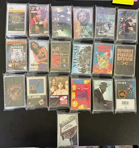 SEALED VINTAGE CASSETTES - LOT OF 19 - METAL ROCK COMEDY JAZZ RAP HIP-HOP - Picture 1 of 5
