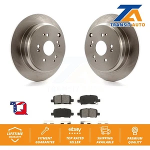 Disc Brake Rotors And Semi-Metallic Pads Rear Kit For 2002-2004 Honda Odyssey - Picture 1 of 1