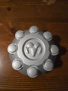 OEM 2003-2013 Dodge Ram 2500/3500 Silver Center Cap Part # 52121450AD - Picture 1 of 3