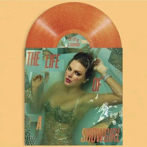 Taylor Swift 🟠 The Life Of A Showgirl (Orange Glitter Vinyl Record LP) NEW - Picture 1 of 16