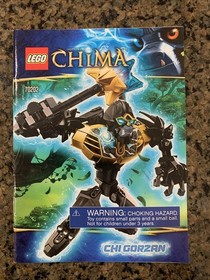 Lego Legends of Chima 70202 2013 Chi Gorzan INSTRUCTION MANUAL ONLY