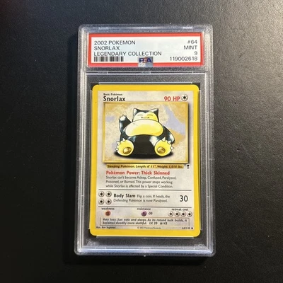 Snorlax 64/110 PSA 9 Legendary Collection Pokemon Card Regular Rare Mint 2618 - Image 1 of 4