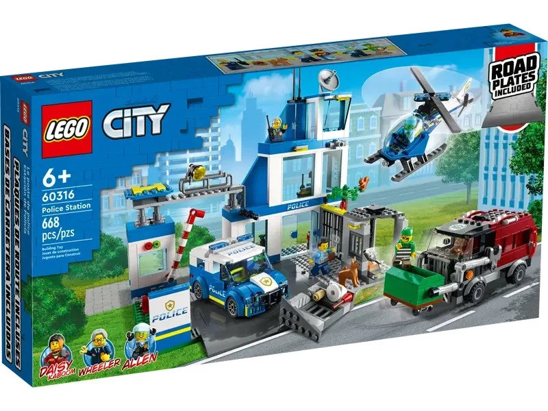 LEGO City Police Station (60316) Nuevo Sellado Retirando Pronto Juego de Camión y Helicóptero Foto 1 de 4