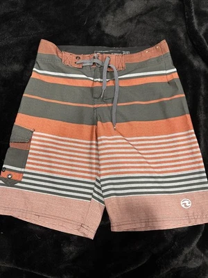 Ocean Current Men’s Swim Shorts Orange and Gray Size 30 Waist - Image 1 of 4