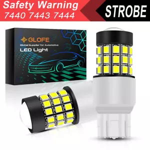 GLOFE 7443 39-LED 12V Front Turn Signal Light Bulb Blinker Lamp for Subaru White - Bild 1 von 12