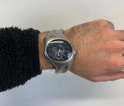 Nuevo Nike Triax 2001 crono blindado acero inoxidable muy raro auténtico Foto 1 de 4