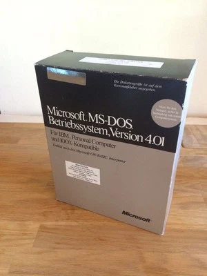 Software - original Microsoft DOS 4.01 Betriebssystem - 5,25 Zoll - Bild 1 von 4