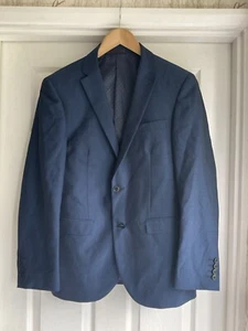 NEXT Herren Sakko Blau Zweifarbig Slim Fit Größe 38S Brandneu - Bild 1 von 6