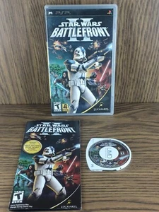 Star Wars Battlefront 2 Sony Playstation Portable PSP CIB AUTHENTIC Tested Rare - Picture 1 of 7