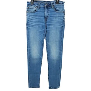 American Eagle Airflex + Skinny Jeans Mens Size 32 x 30.5 Distressed Denim - Picture 1 of 15