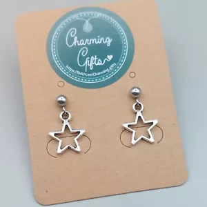 Star Stud Earrings ā Celestial Jewellery Gift for Friends & Stargazers - Picture 1 of 48