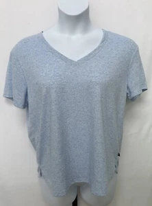 Gap ladies size L light blue tee with v-neck. - Picture 1 of 6