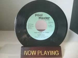 Dave Darrel God Knows I've Tried / With All My Heart 7" Pilot Master Records 45 - Picture 1 of 6