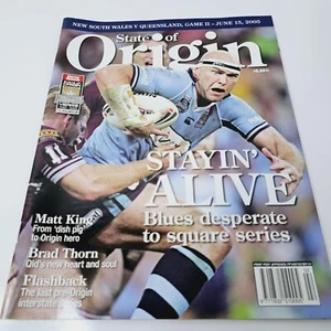 Programa Oficial Estado de Origen Revista Juego II - 15 de junio de 2005 Mag - Imagen 1 de 17
