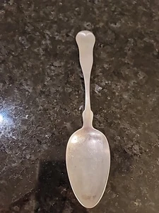 R. A. Tibbets Coin Silver 8" Serving Spoon - Picture 1 of 7