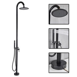 WELS Outdoors Shower set Stainless Steel Faucet Set 10 Inch Swimming Pool Shower - Picture 1 of 6
