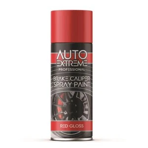 PINZA DE FRENO ROJO BRILLO PINTURA EN AEROSOL ALTA TEMPERATURA SPRAY 400ML - Imagen 1 de 2