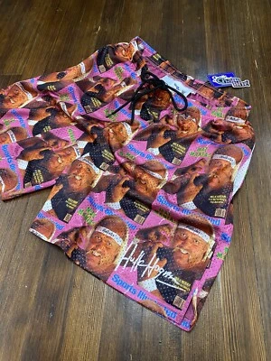 Pantalones Cortos Hulk Hogan WWE Deportes Ilustrados Auténticos RAROS - NUEVOS CON ETIQUETAS Foto 1 de 4