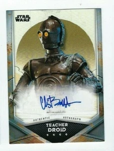 2021 Star Wars Mandalorian season 2 autograph Chris Bartlett - Picture 1 of 1
